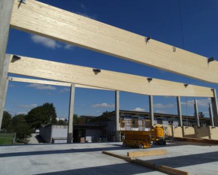 Künstle Holzbau Nebau Gewerbehalle Hennig